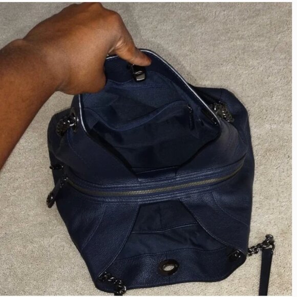 Coach Turnlock Edie Shoulder bag navy - Picture 4 of 6